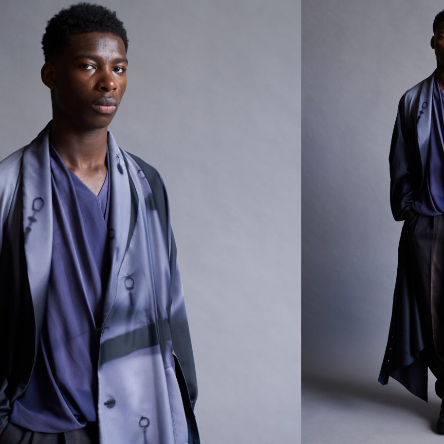 Jiyong Kim bleaches reclaimed textiles through months-long sun exposure