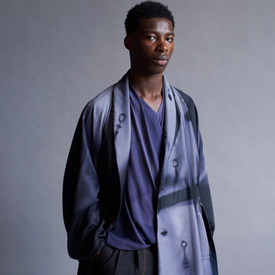 Jiyong Kim bleaches reclaimed textiles through months-long sun exposure
