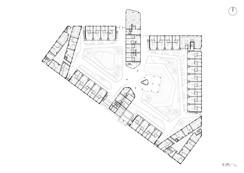 Key Worker Housing by Mecanoo for University of Cambridge, UK