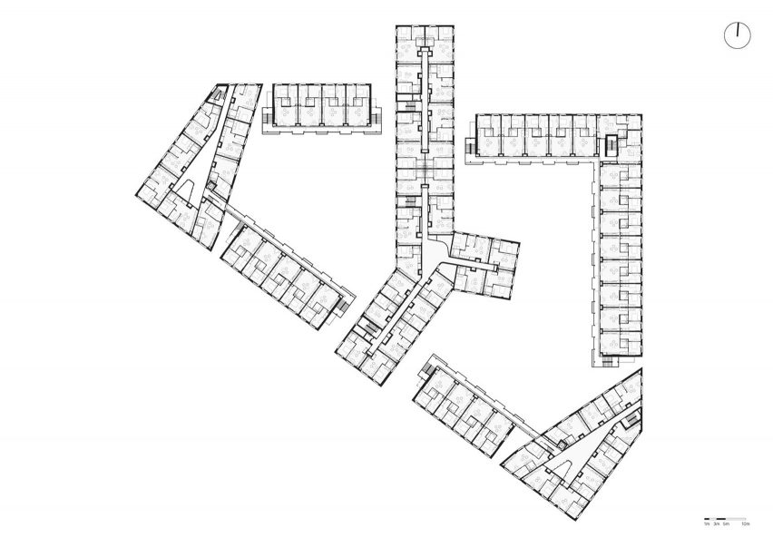 Key Worker Housing by Mecanoo for University of Cambridge, UK