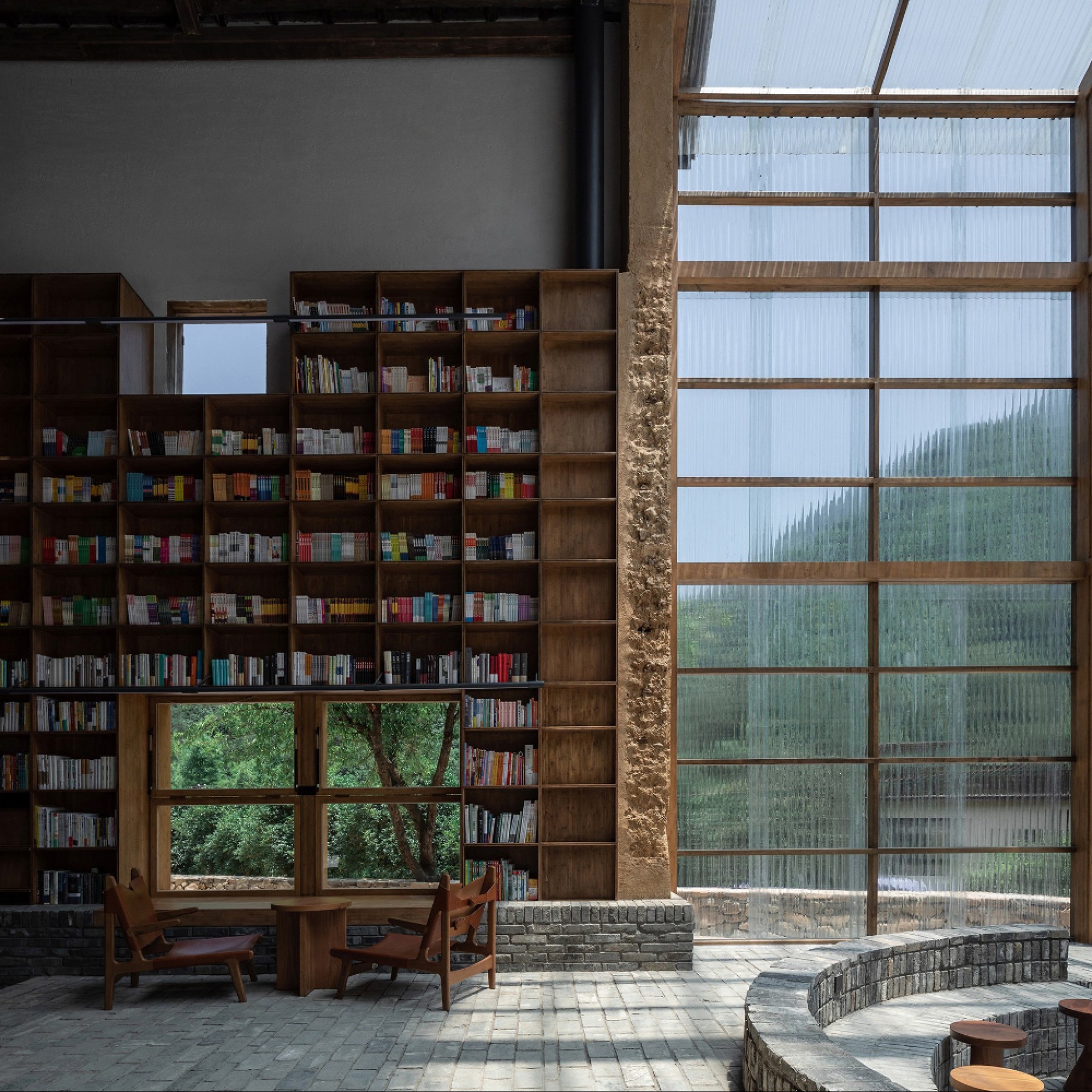 Capsule Hotel and Bookstore by Atelier Tao+C