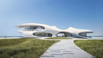 MAD revealed its design for a library in the Chinese city of Haikou