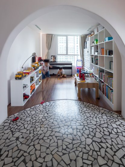 Mài Apartment in Vietnam designed by Whale Design Lab