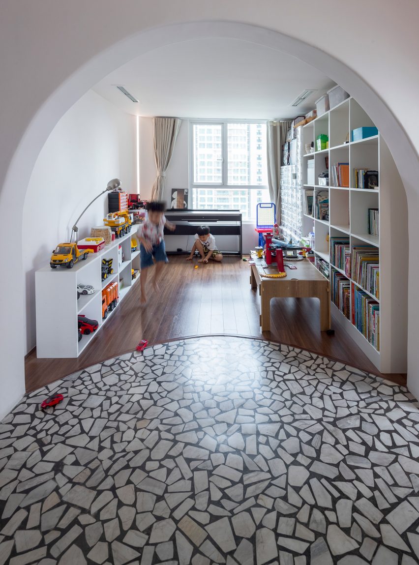 Mài Apartment in Vietnam designed by Whale Design Lab