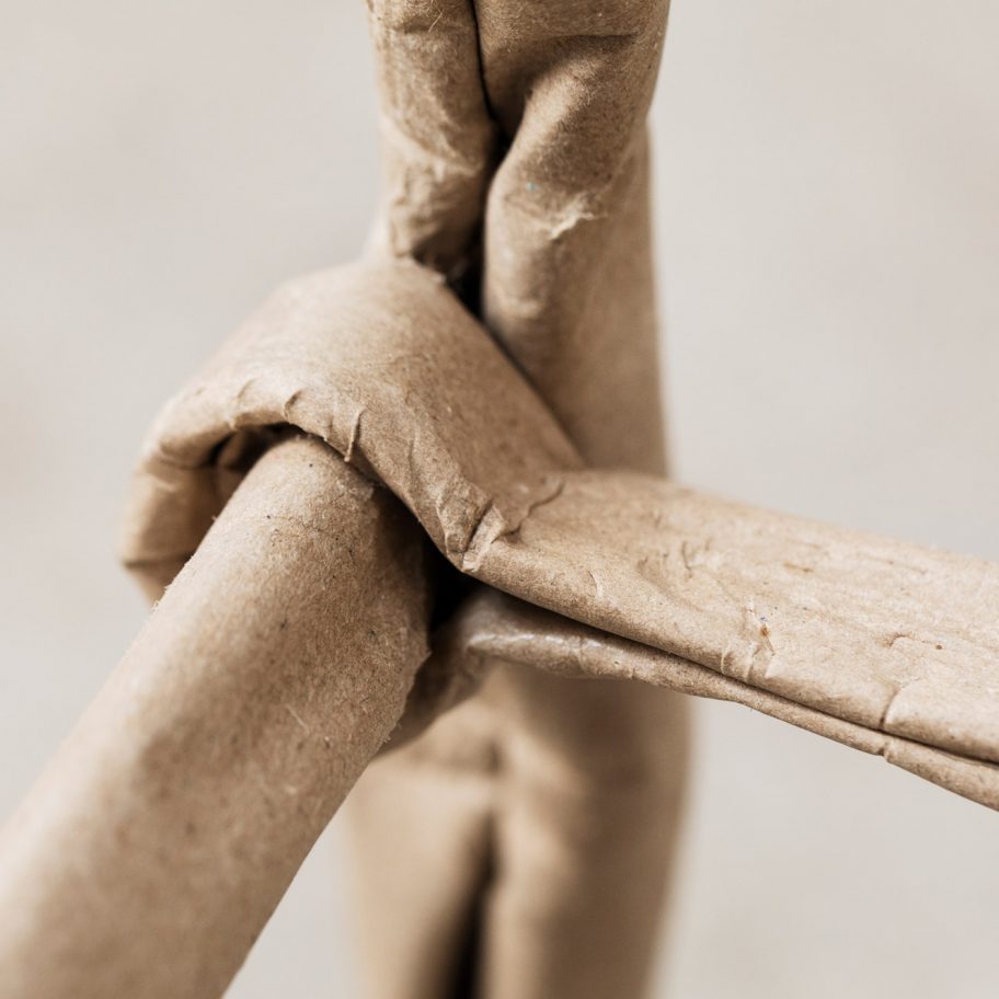 Ying Chang builds furniture out of paper for Malleable State collection