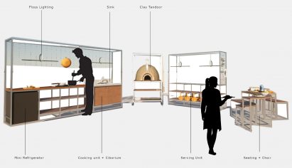 Migrant Living/Nomadic Domesticities kitchen design project by Soup International