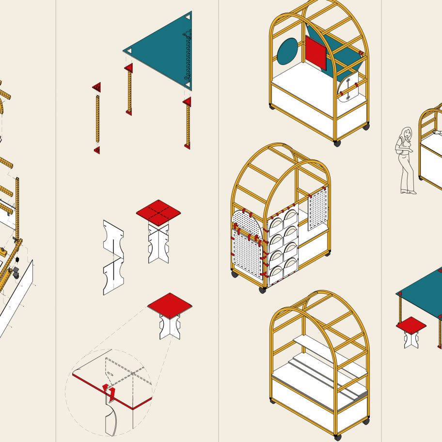 Migrant Living/Nomadic Domesticities kitchen design project by Soup International