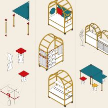 Migrant Living/Nomadic Domesticities kitchen design project by Soup International