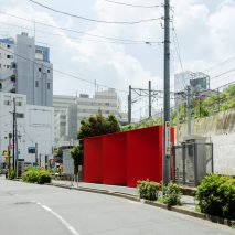 Triangle toilet in Shibuya, Tokyo, Japan by Nao Tamura