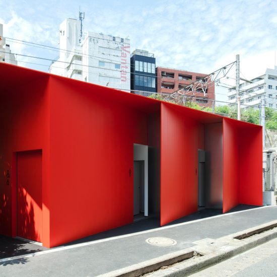 Triangle toilet in Shibuya, Tokyo, Japan by Nao Tamura
