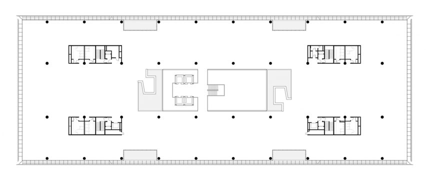 Natura Headquarters by Dal Pian Arquitetos First Floor Plan