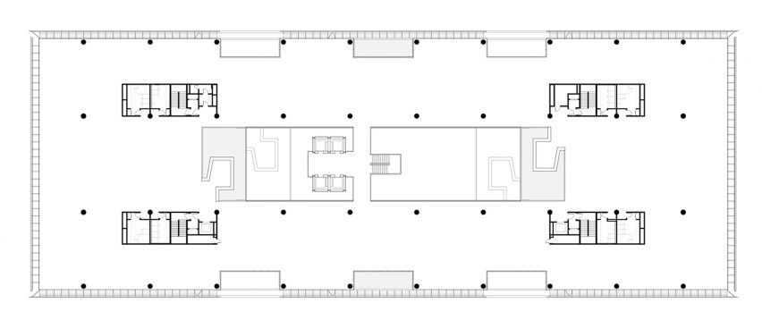 Natura Headquarters by Dal Pian Arquitetos Second Floor Plan
