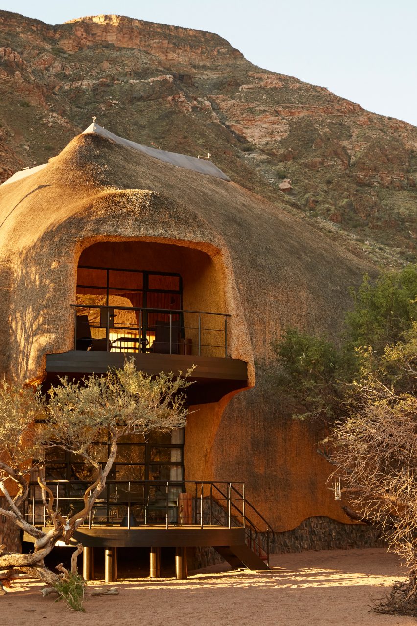 The Nest at Sossus guest house in Namibia designed by Porky Hefer