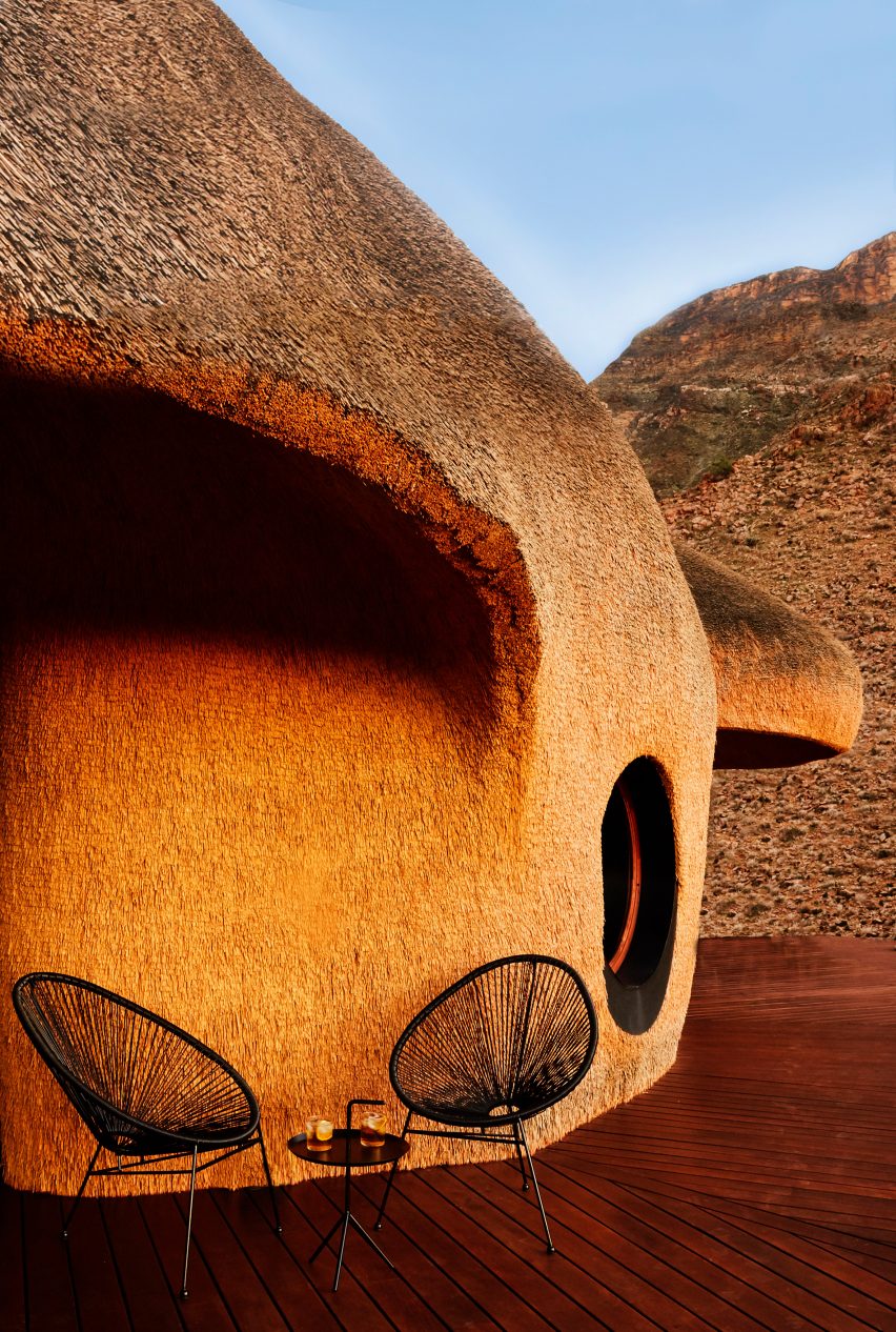 The Nest at Sossus guest house in Namibia designed by Porky Hefer