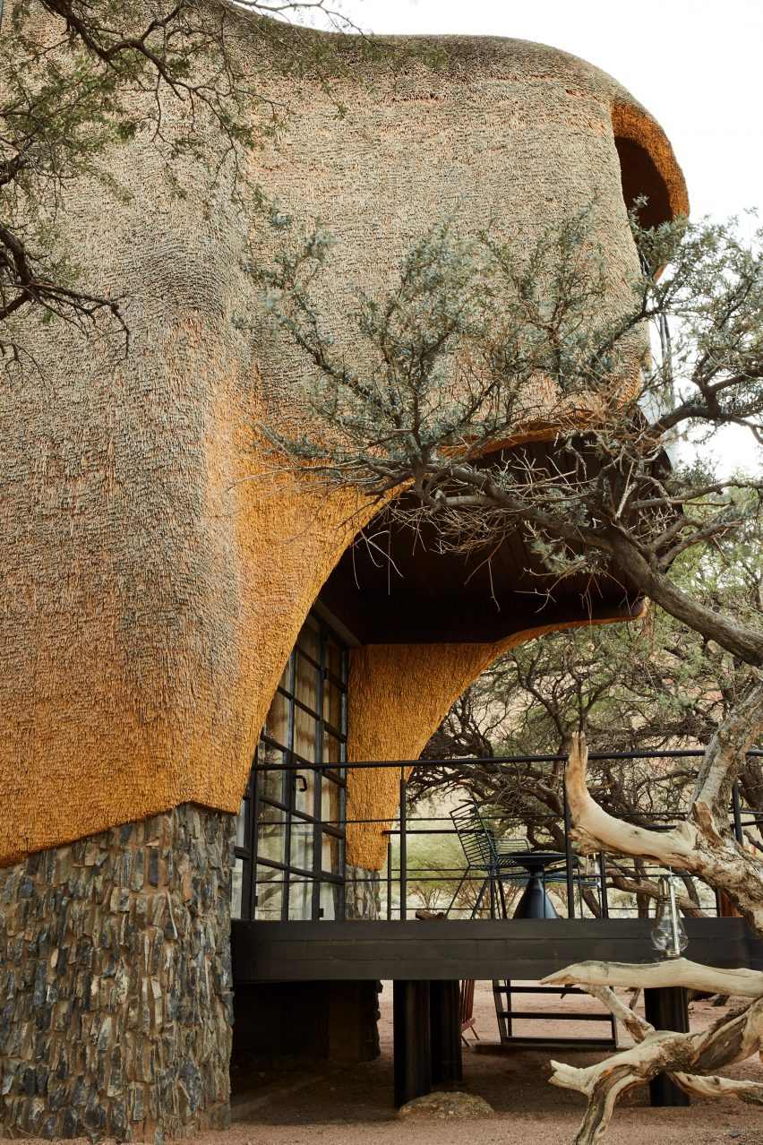 The Nest at Sossus guest house in Namibia designed by Porky Hefer