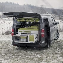 Nestbox is a modular trunk extension that turns cars into campers by Czech firm Studio 519