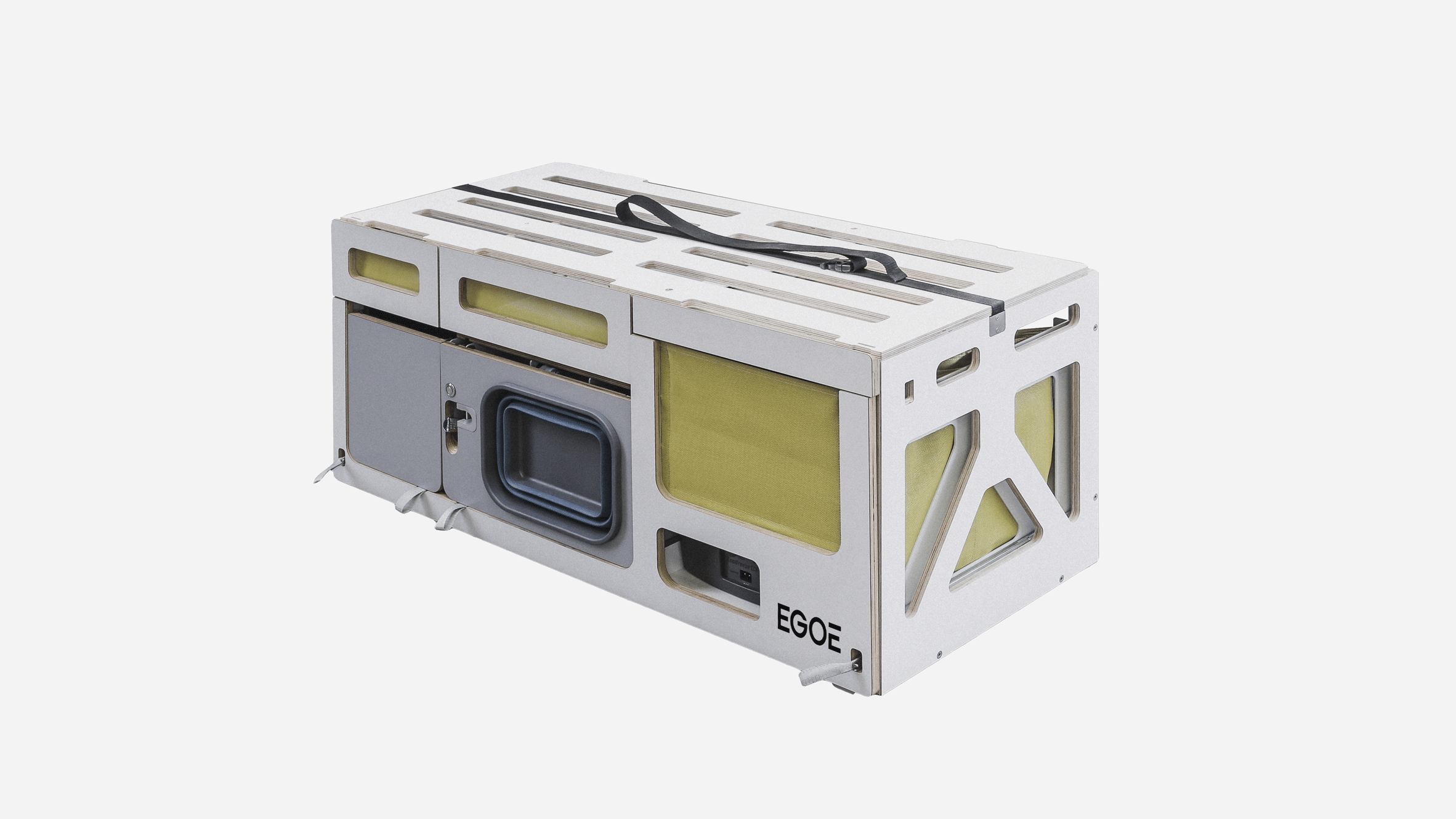 Nestbox is a modular trunk extension that turns cars into campers