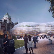 Demountable parliament plan as replacement for Palace of Westminster by Norman Foster 