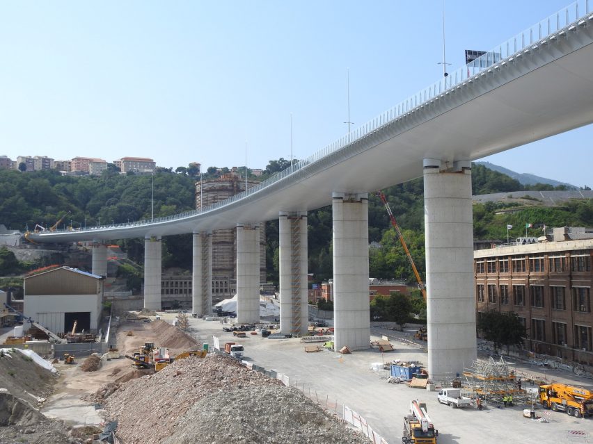 Genoa San Giorgio Bridge by Renzo Piano