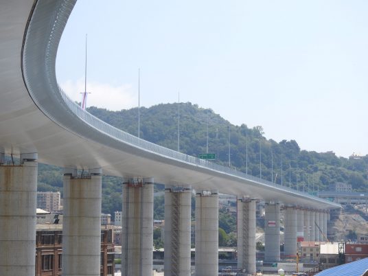 Genoa San Giorgio Bridge by Renzo Piano