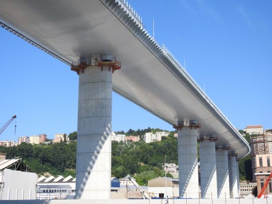 Genoa San Giorgio Bridge by Renzo Piano