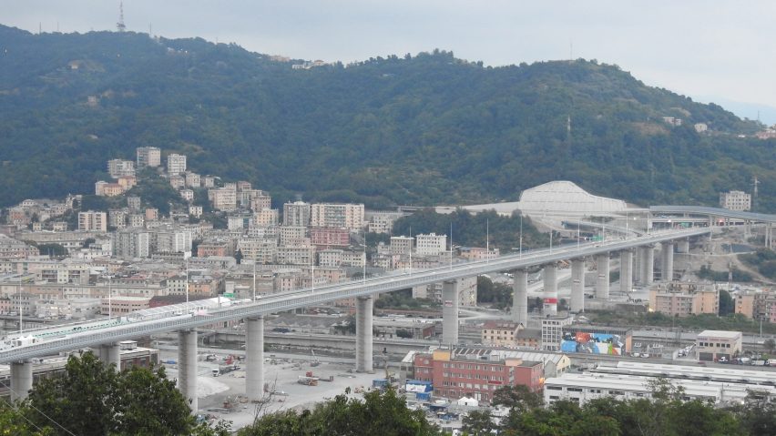 Genoa San Giorgio Bridge by Renzo Piano