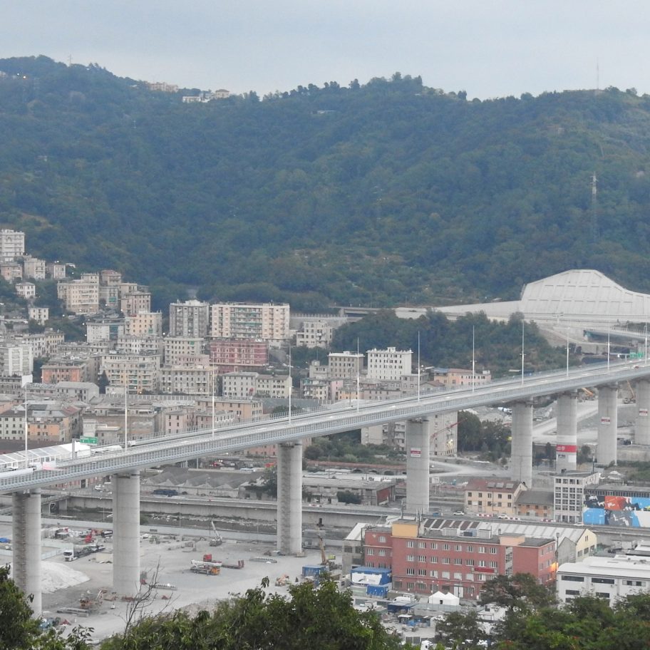 Genoa San Giorgio Bridge by Renzo Piano
