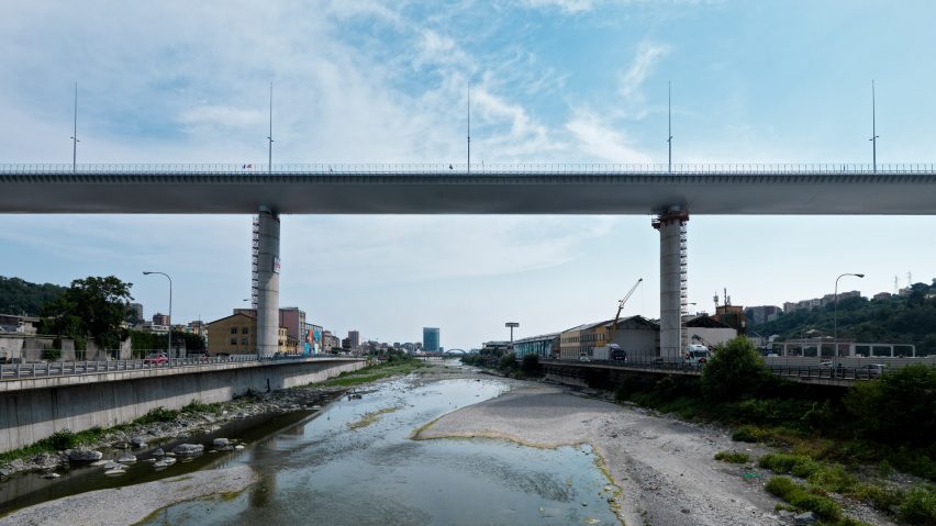 Genoa San Giorgio Bridge by Renzo Piano