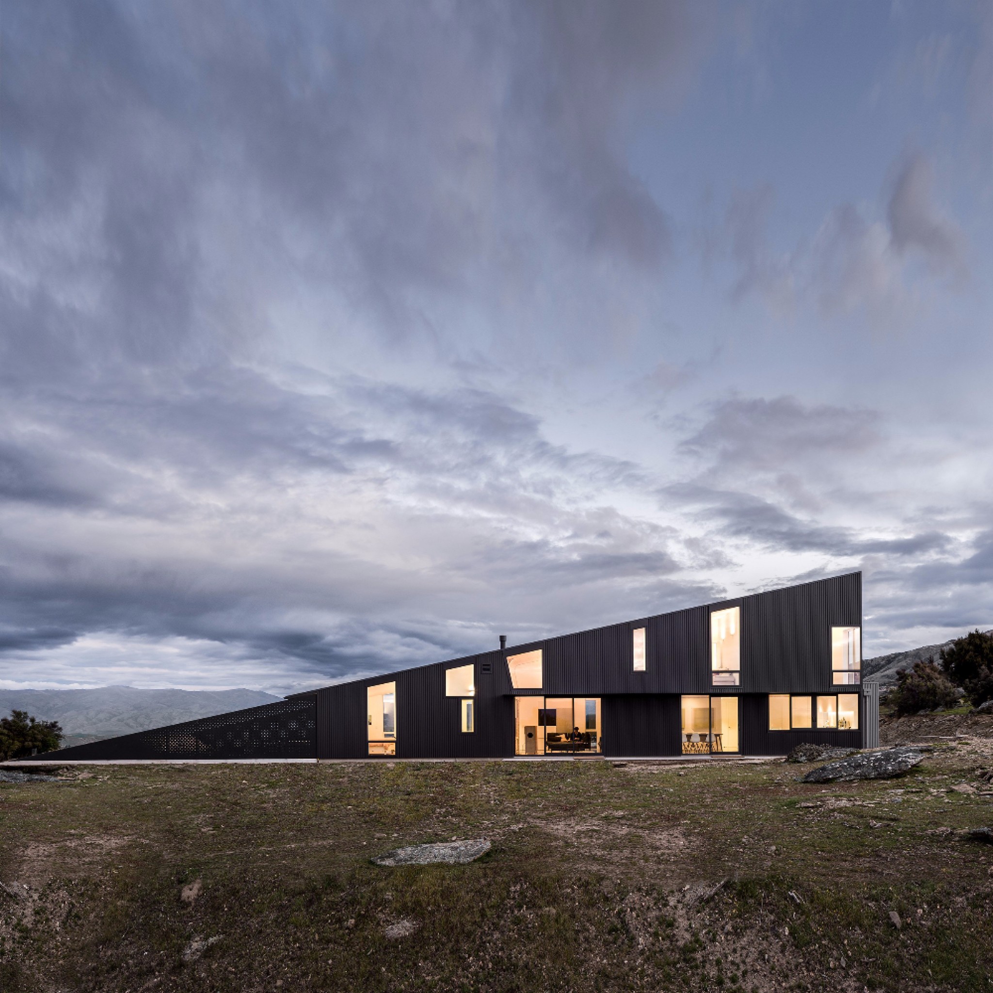 Wanaka Wedge House by Actual Architecture Company
