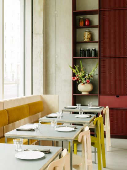 Remi restaurant in Berlin designed by Ester Bruzkus Architekten