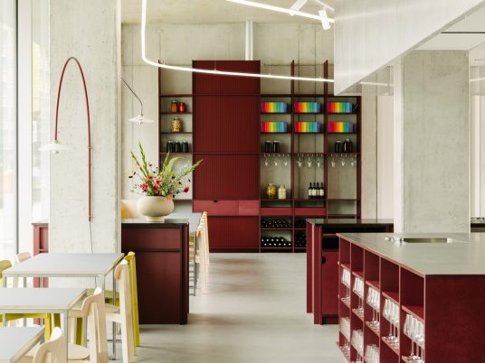 Remi restaurant in Berlin designed by Ester Bruzkus Architekten