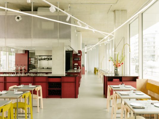 Remi restaurant in Berlin designed by Ester Bruzkus Architekten