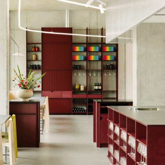 Remi restaurant in Berlin designed by Ester Bruzkus Architekten