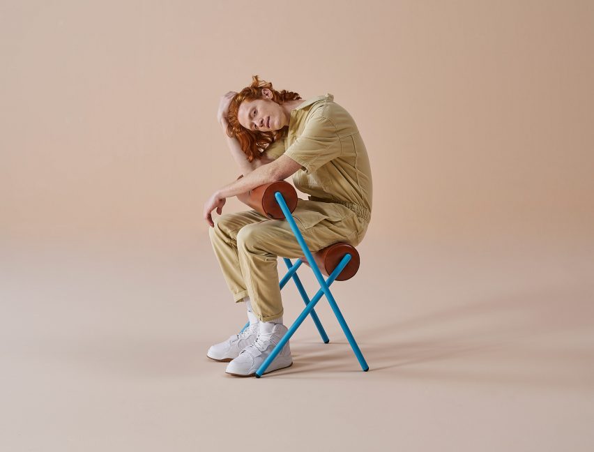 MUT Design creates sculptural Roll chairs for Sancal