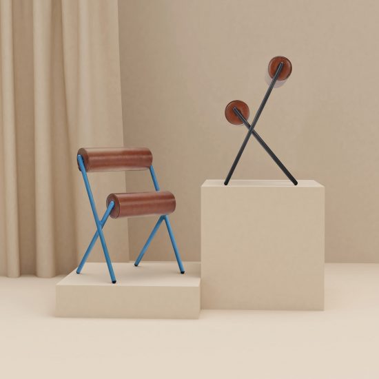 MUT Design creates sculptural Roll chairs for Sancal