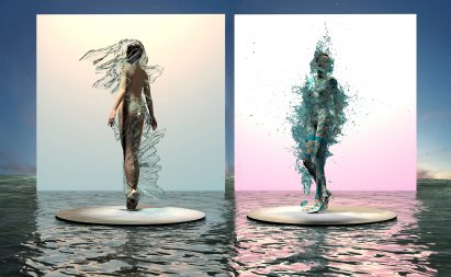 Scarlett Yang creates dress from biomaterials that can decompose in hours