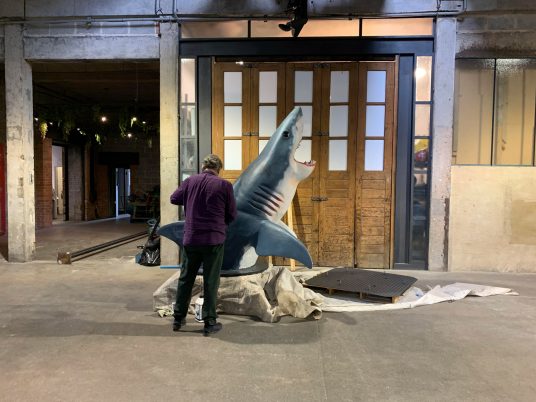Antepavilion Sharks! by Jamie Shorten