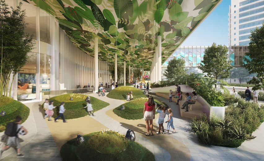 Shenzhen Children's Hospital and Science and Education Building by B+H Architects for China