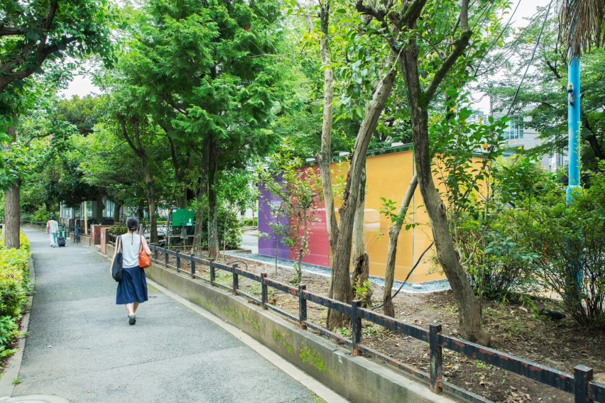 Public toilets in Tokyo's Yoyogi Fukamachi Mini Park and the Haru-No-Ogawa Community Park by Shigeru Ban for the Tokyo Toilet project