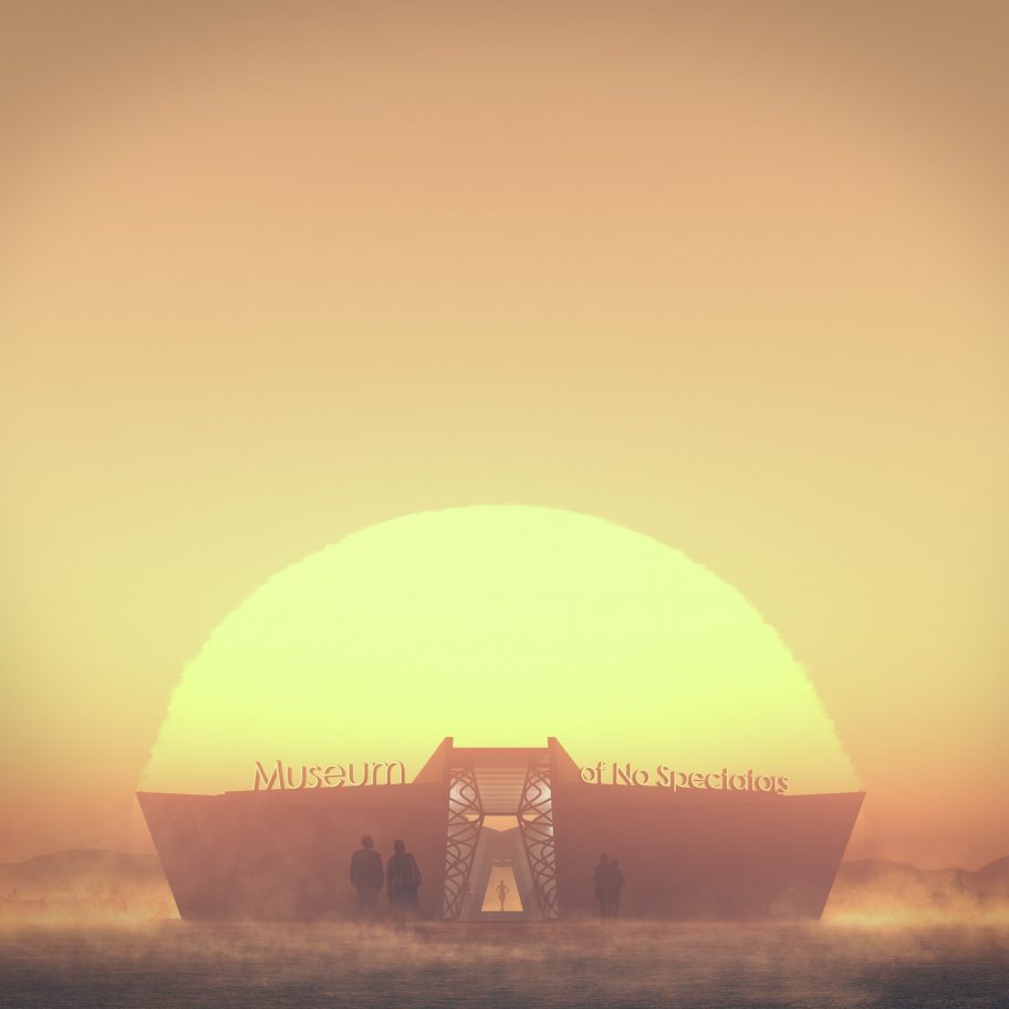 Burning Man Museum of No Spectators by John Marx