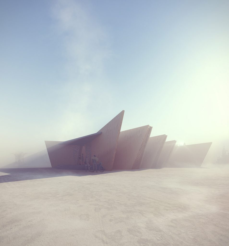Burning Man Museum of No Spectators by John Marx