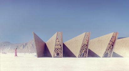 Burning Man Museum of No Spectators by John Marx