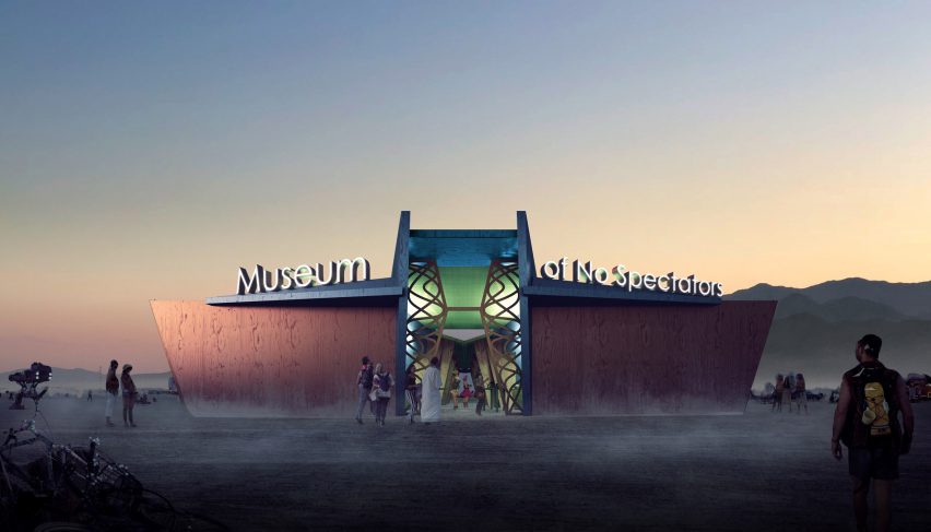 Burning Man Museum of No Spectators by John Marx
