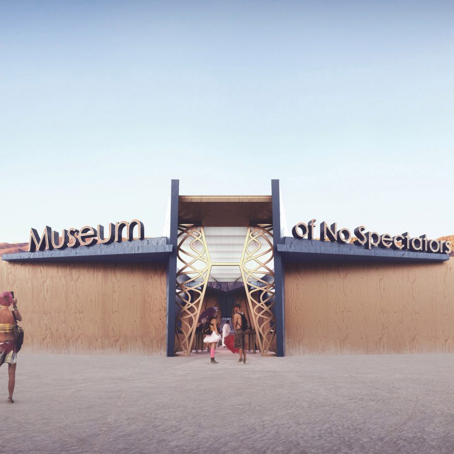 Burning Man Museum of No Spectators by John Marx