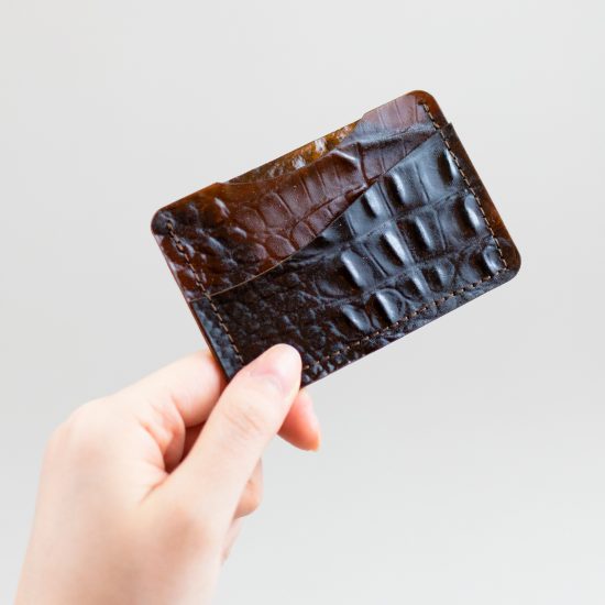 Tômtex is a leather alternative made from waste seafood shells and coffee