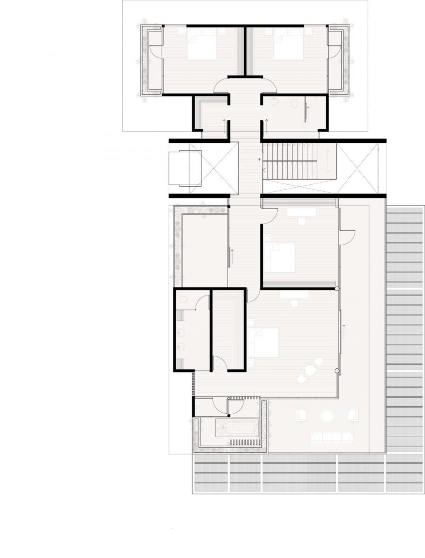 Tres Amores by Studio Saxe First Floor Plan