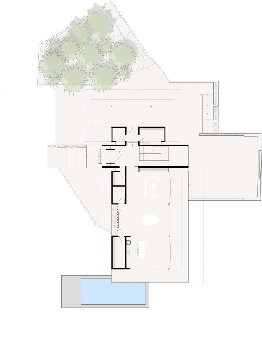 Tres Amores by Studio Saxe Ground Floor Plan