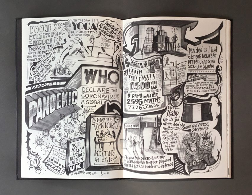 "The diary was initially a personal project, I read a lot of dystopian novels, so the old imagination just started flying into end-of-times scenarios!" he said.