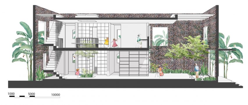 Wall House in Vietnam designed by CTA | Creative Architects