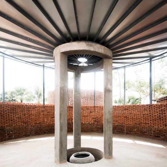 Orient Occident Atelier builds community hall in Cambodia that harvests clean drinking water